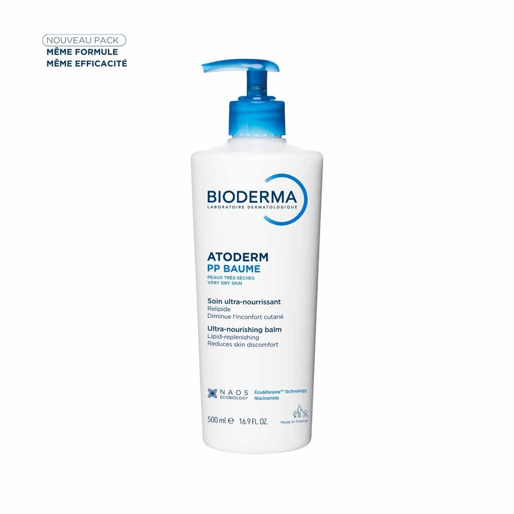 Bioderma Atoderm PP Ultra-Nourishing Balm Very Dry & Sensitive Skin Peaux sèches et sensibles 500ml