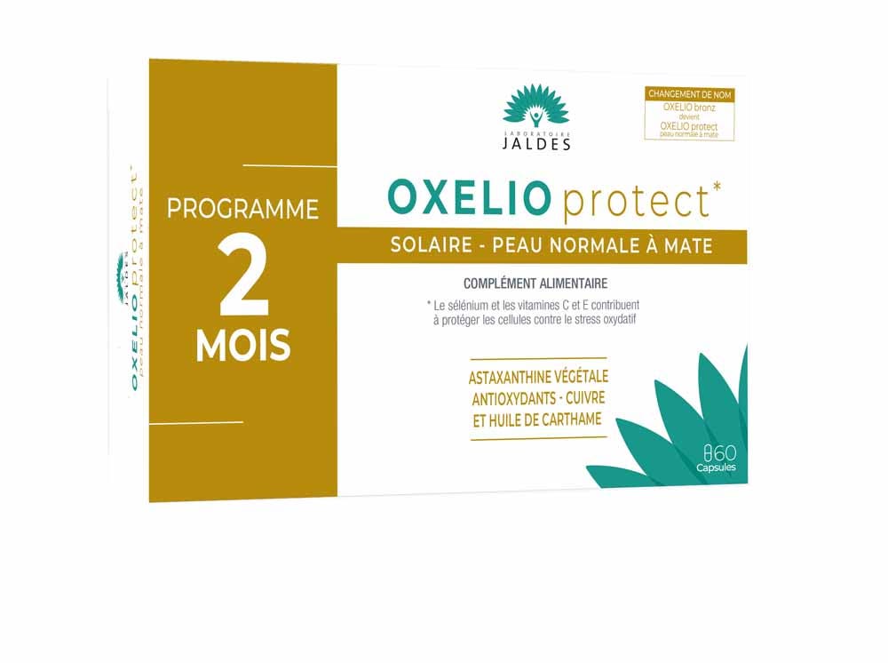 Jaldes Oxelio Protect Sunscreens Normal Matte Effect Skin 60 Capsules