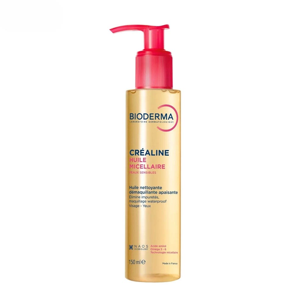 Bioderma Crealine Micellar Cleansing, Make-up Removing & Soothing Oil sensitive skin 150 ml