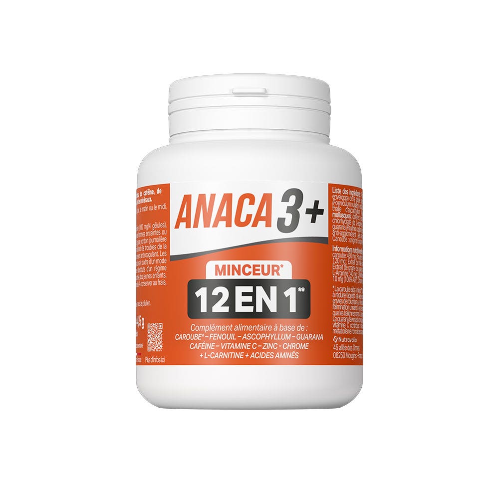 Anaca3 Food Supplements Slimming 12 in 1 120 capsules