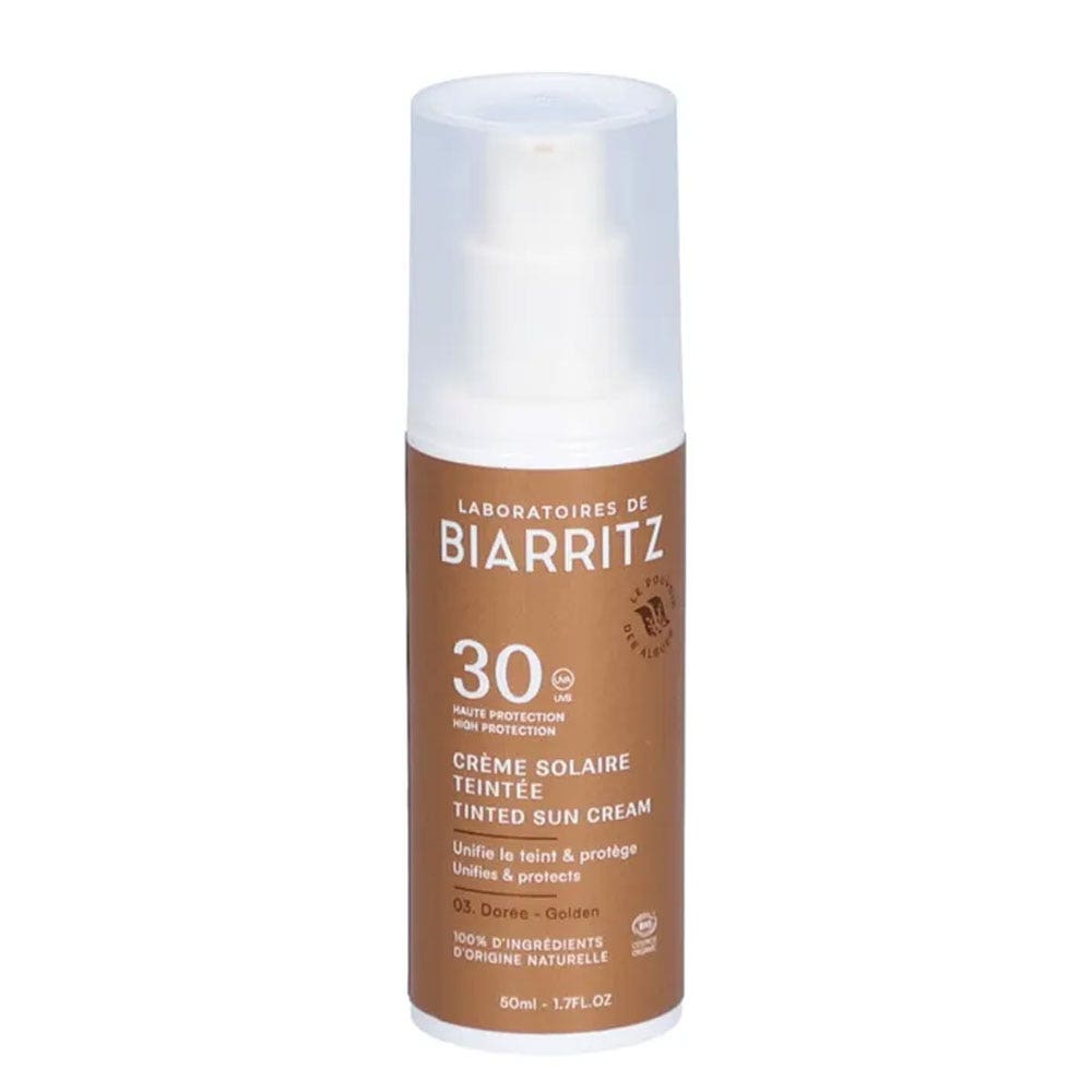 Laboratoires De Biarritz Sun care Tinted Protective Face Cream SPF30 Bioes Healthy glow effect 50ml