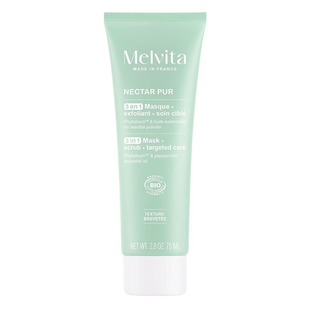 Melvita Nectar Pur Melvita Nectar Pur Masque Exfoliant Et Purifiant Bio 75 ml