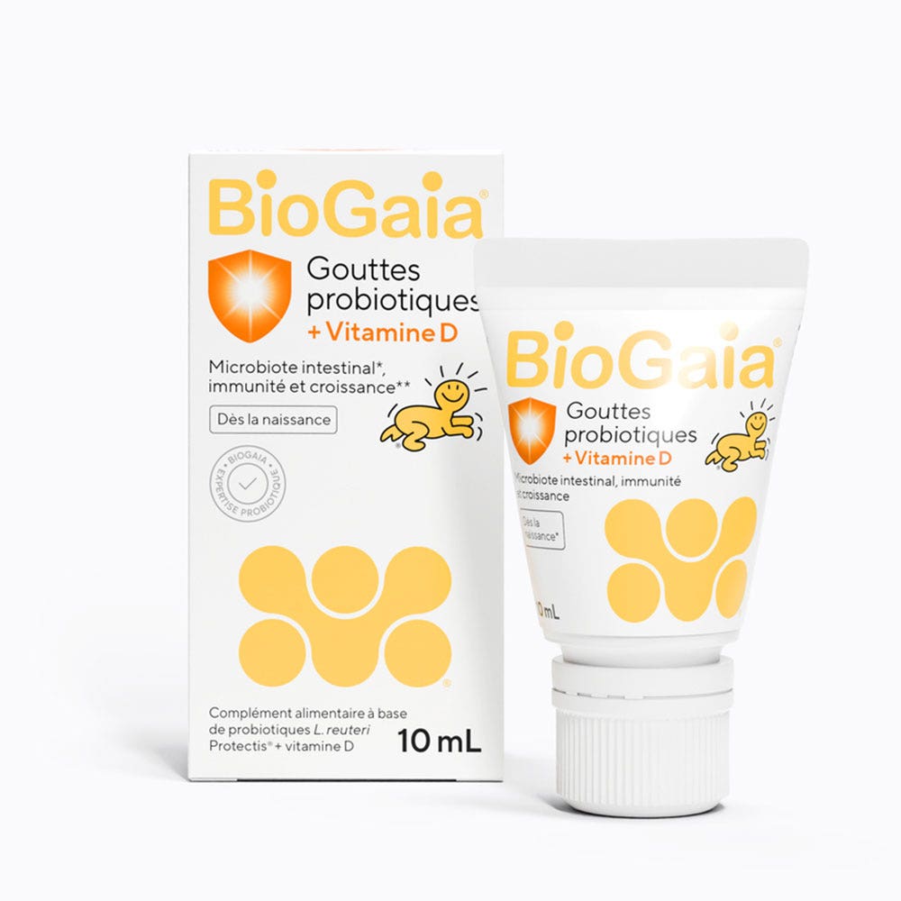 Biogaia Probiotics + Vit D Drops Neutre taste 10 ml