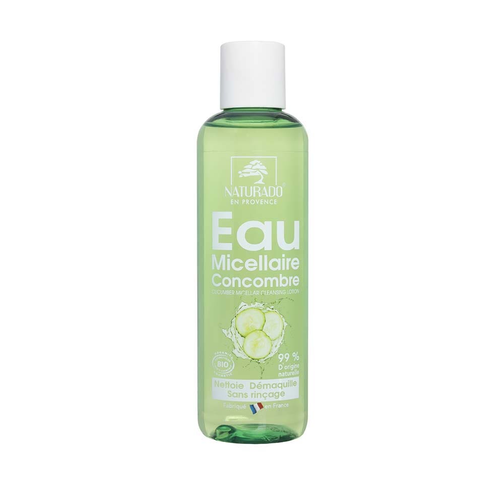 Naturado Organic Cucumber Micellar Water Face, Eyes, Lips 200ml