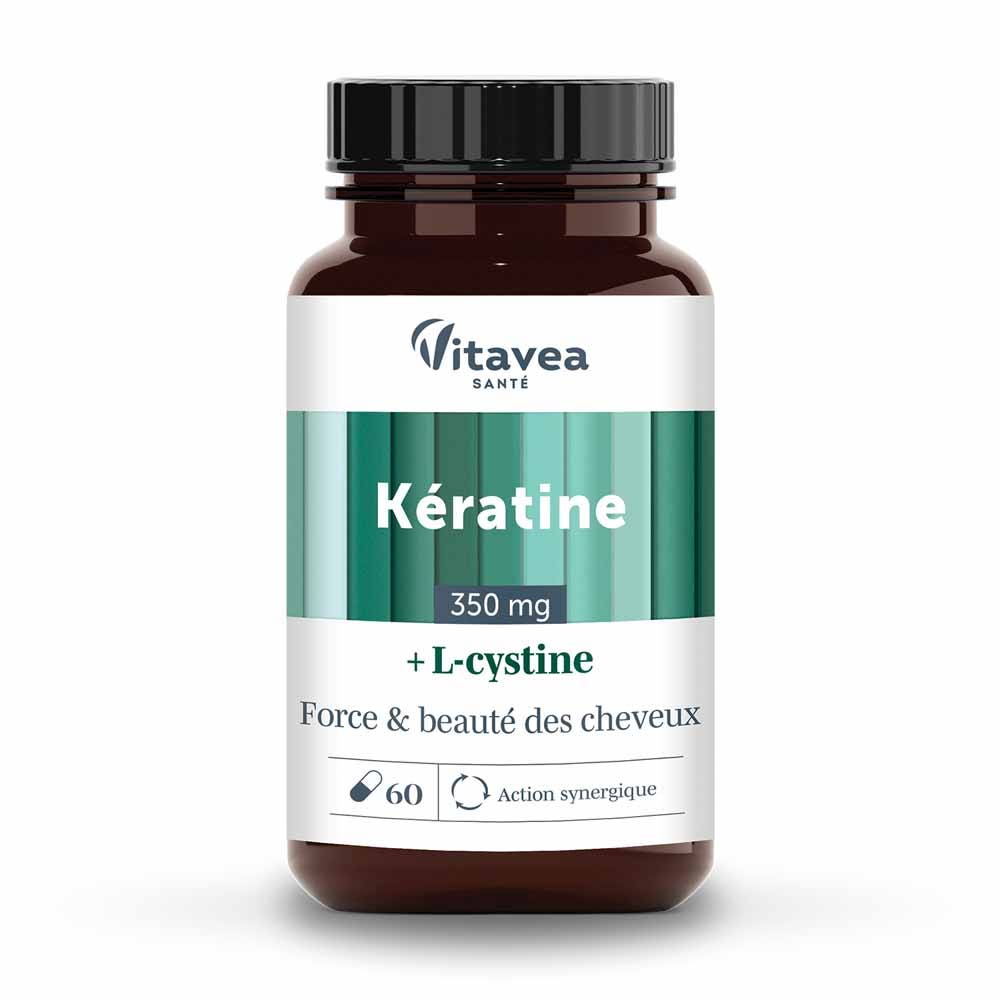 Vitavea Santé Keratin + L-Cystine Hair Strength &amp; Beauty 60 capsules