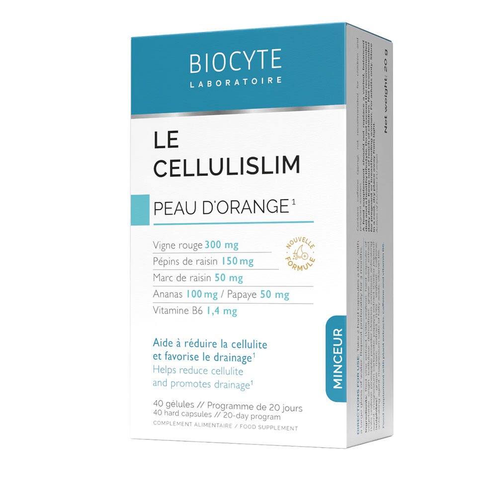Biocyte Slimming Orange peel cellulite treatment 40 capsules