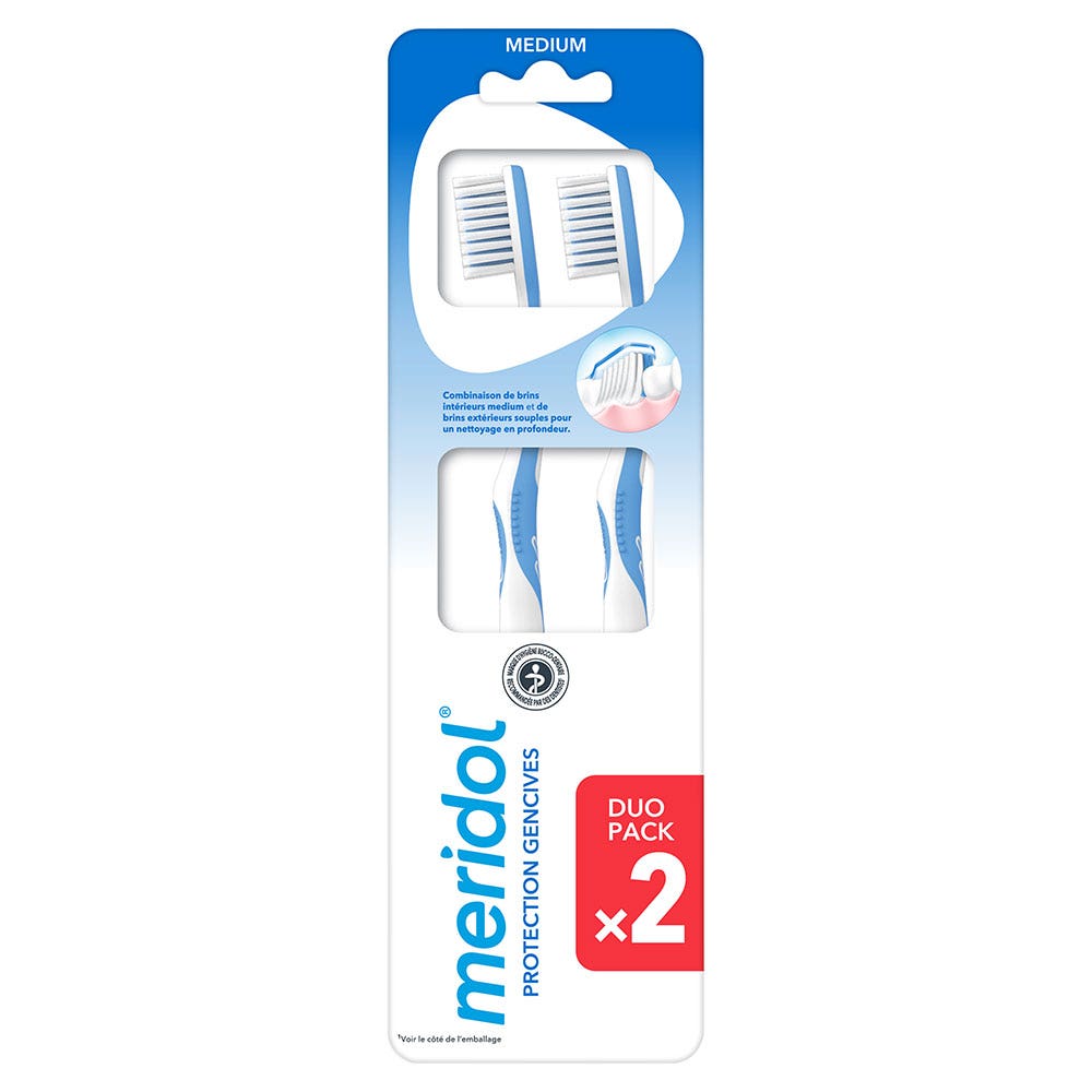 Meridol Toothbrush Medium x2