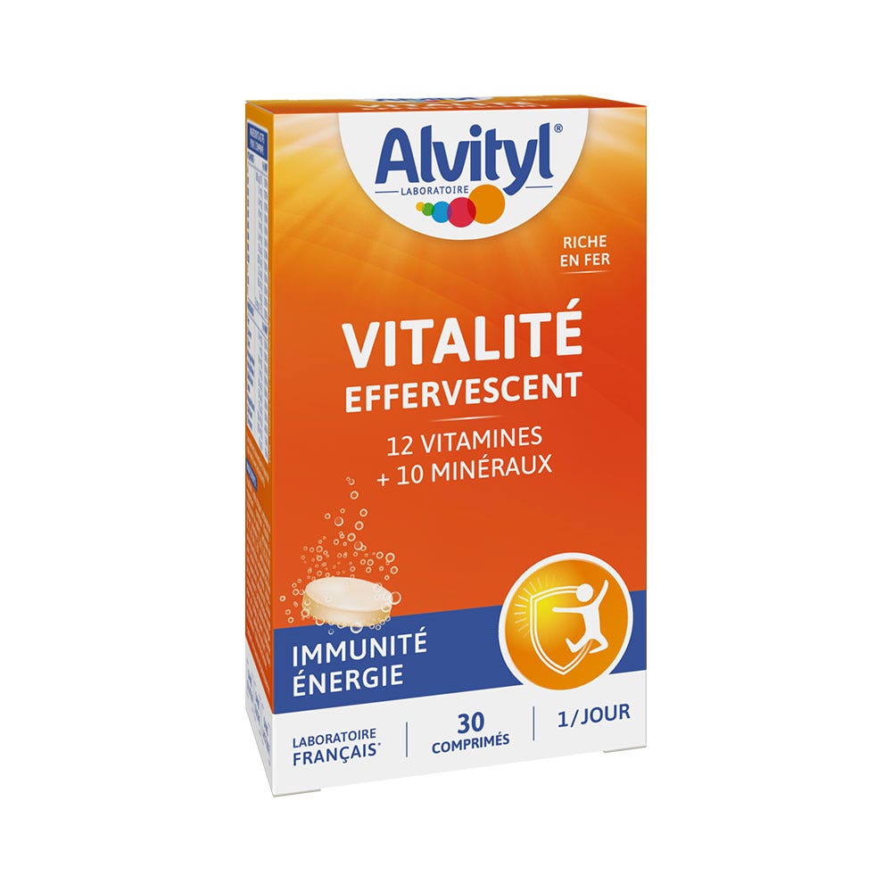 Alvityl Vitality Immunité Energie 30 Effervescent Tablets