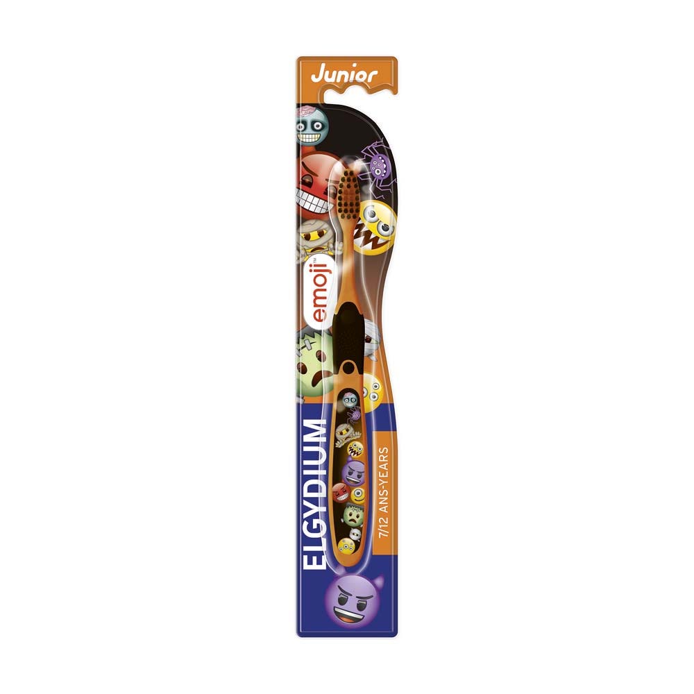 Elgydium Junior Emoji Monster Toothbrush Limited Edition 7/12 years
