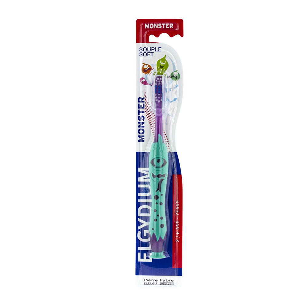 Elgydium Kids Monsters Toothbrush Age 2-6