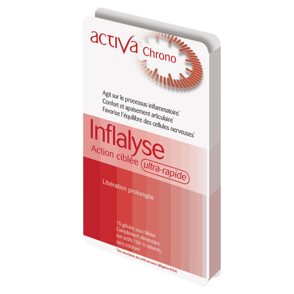 Activa Chrono Inflalysis Ultra-fast targeted action 15 capsules