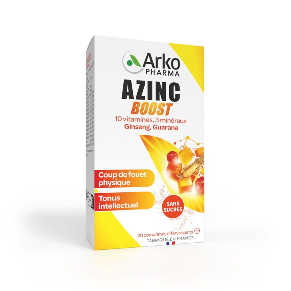 Arkopharma Azinc Energy Booster Effervescent Tablets