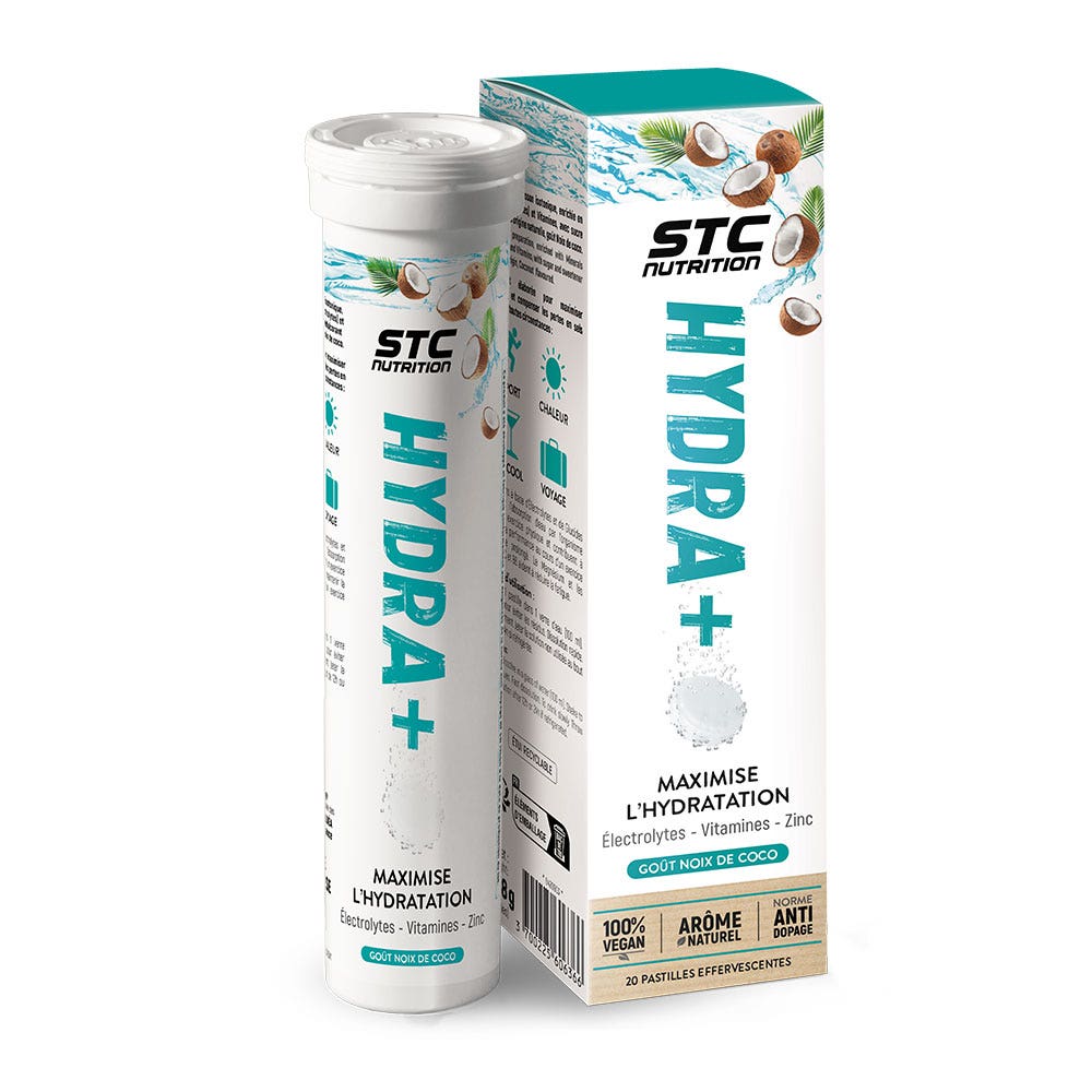 Stc Nutrition Hydra+ Coco taste 20 effervescent tablets