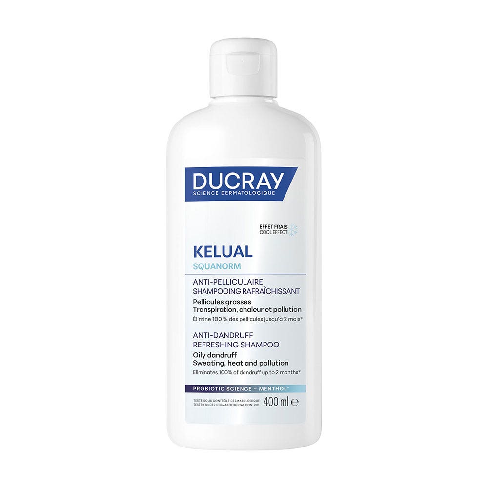 Ducray Kelual Squanorm Refreshing anti-dandruff shampoo 400ml