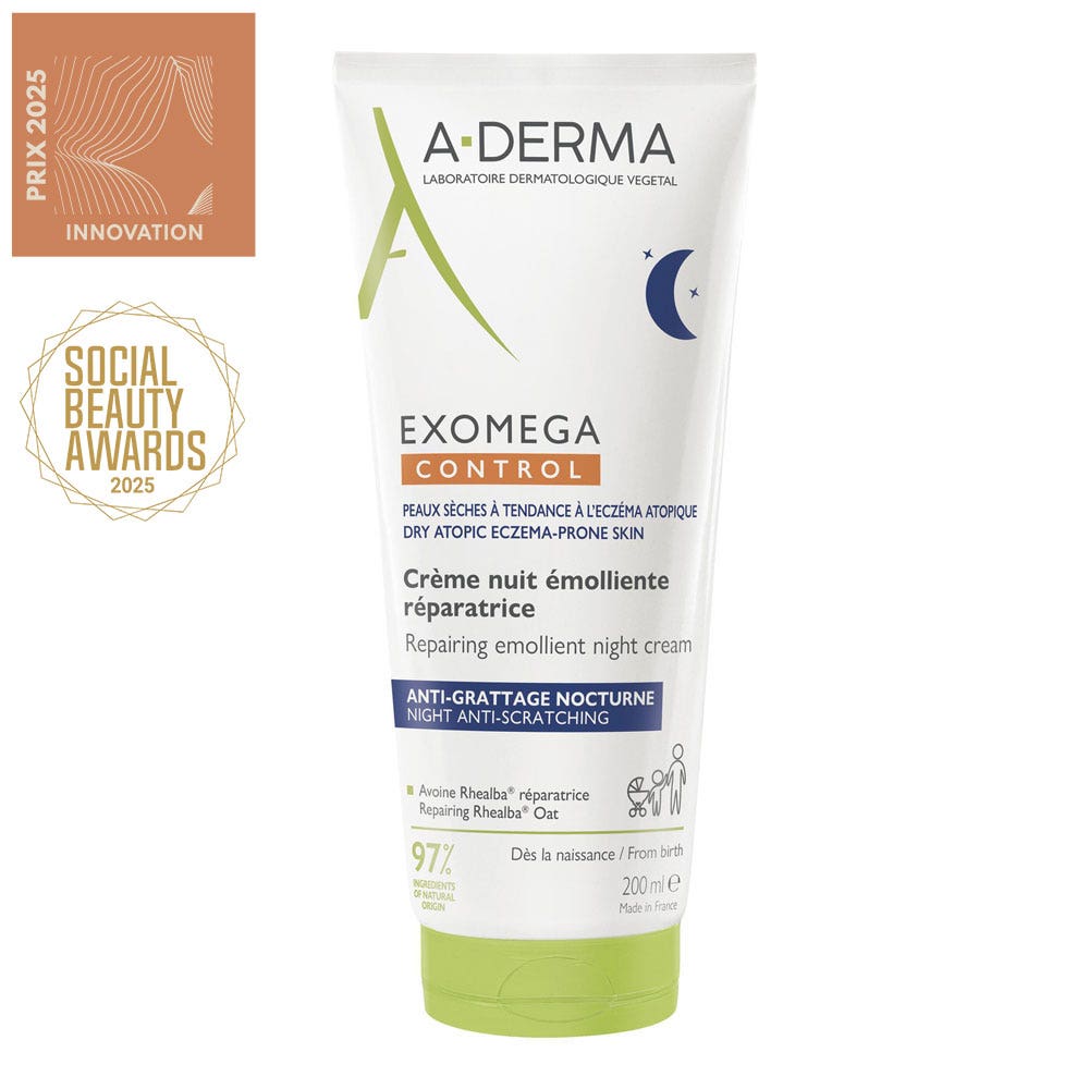 A-Derma Exomega Control Repairing Night Cream 200 ml