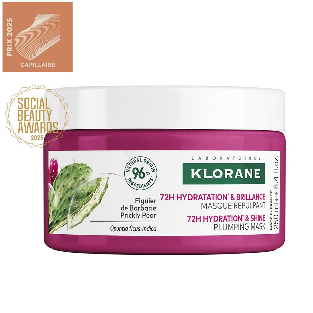 Klorane Figuier de Barbarie 72-hour plumping Masks Hydration &amp; Shine 250ml