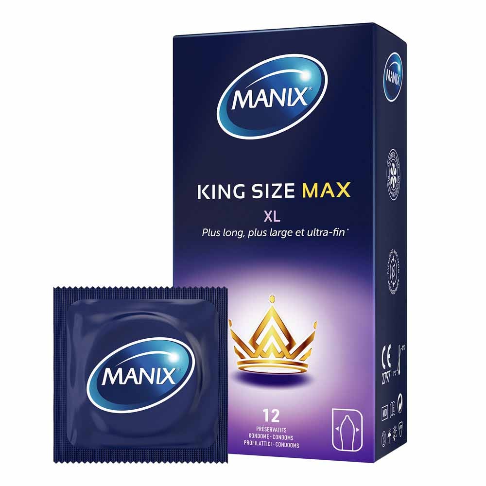 Manix King Size maximum comfort condoms x12
