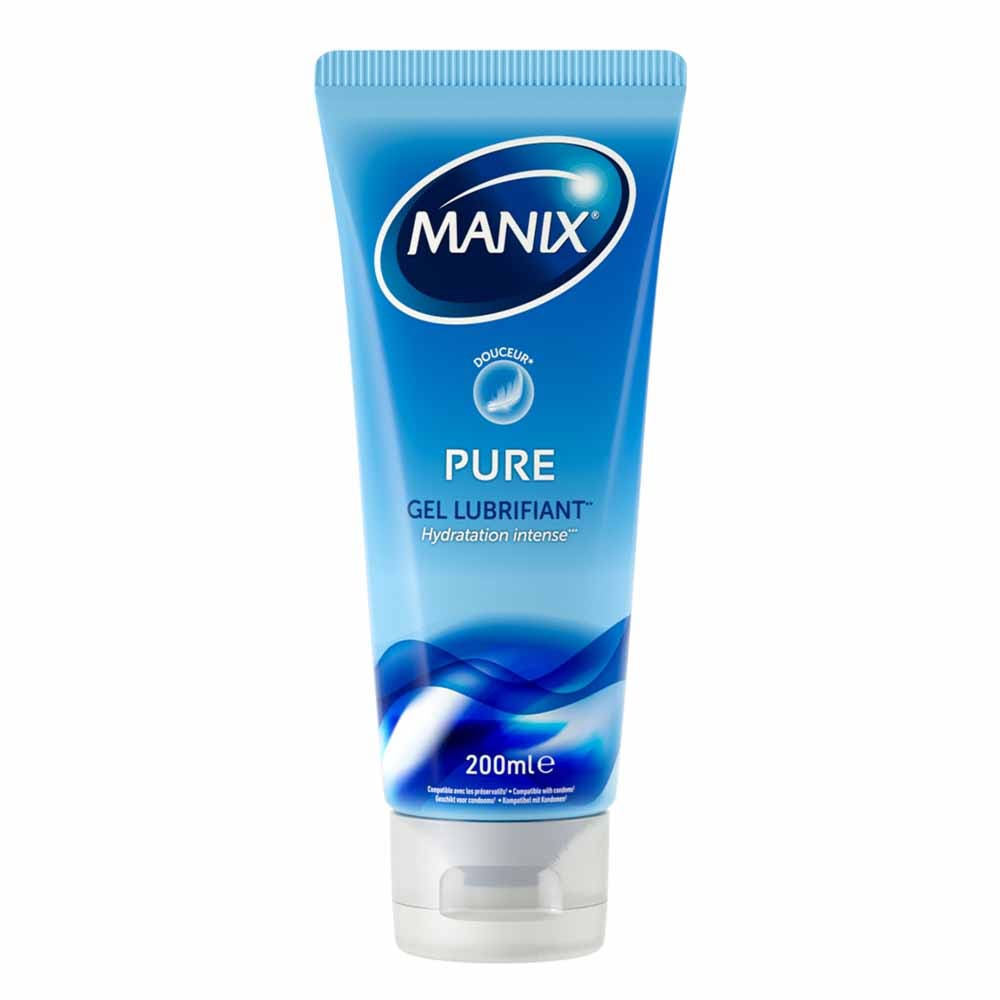 Manix Pure Intimate Lubricating Gel Moisturizing and gentle 200ml