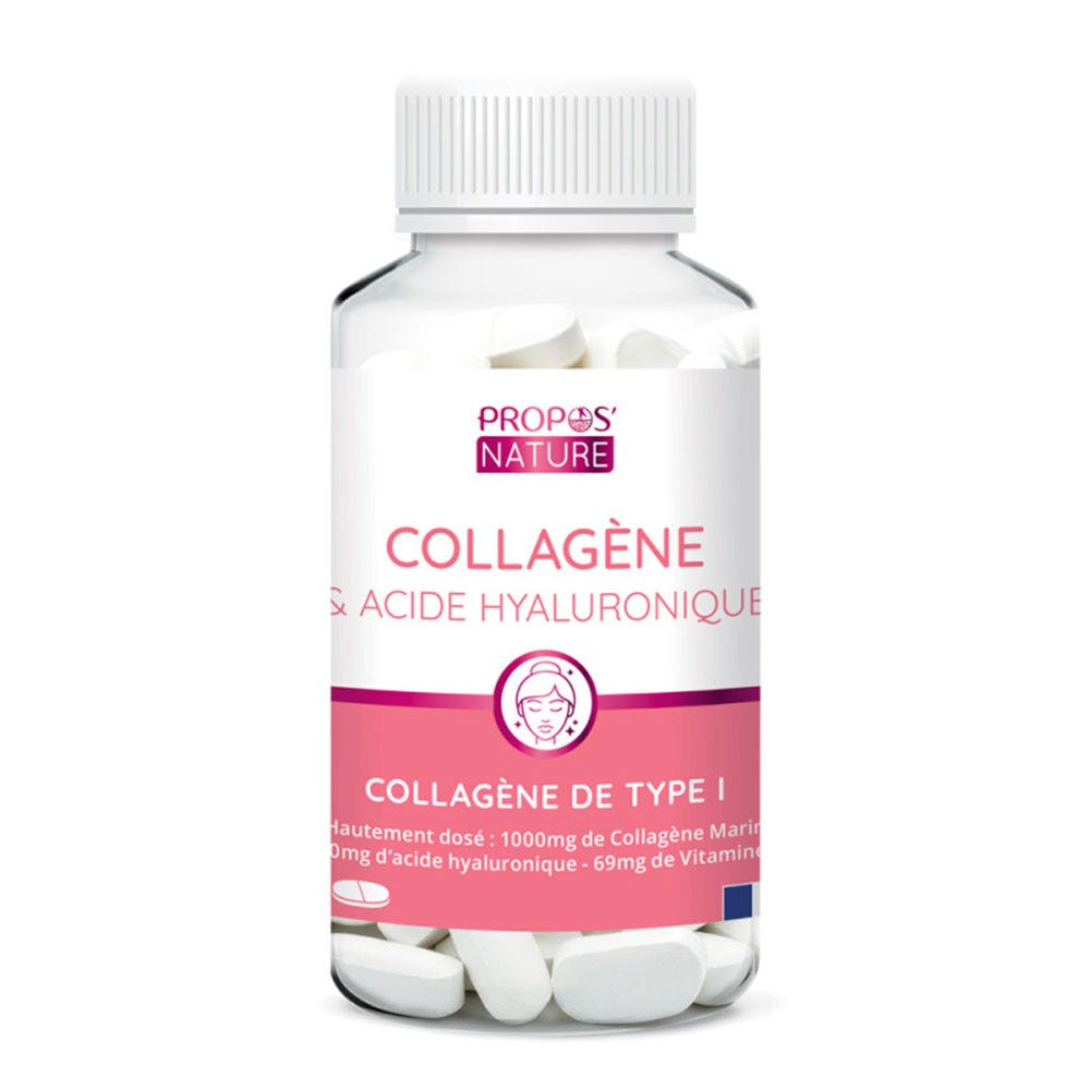 Propos'Nature Collagen and Hyaluronic Acid 60 tablets