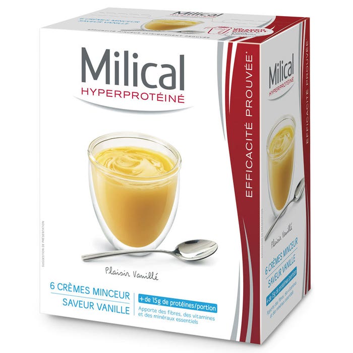 Hyperproteined Slimming Creams X6 Sachets Milical