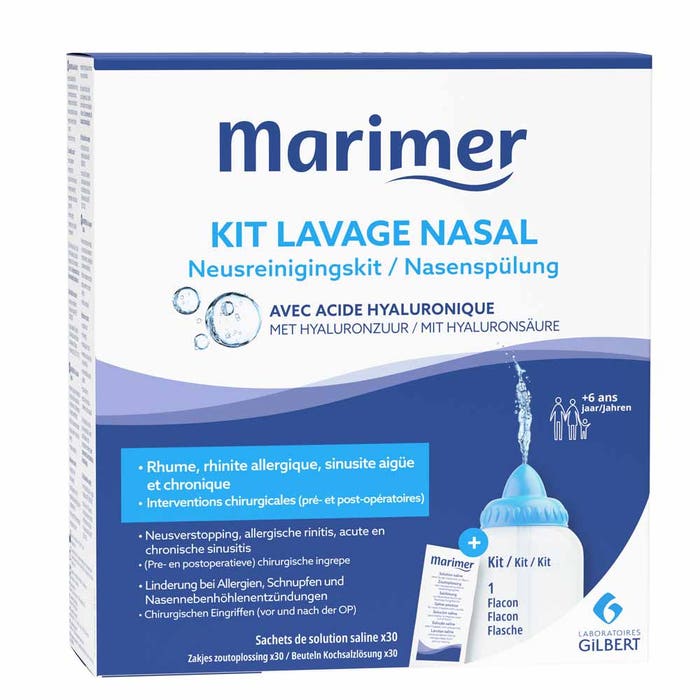 Marimer Nasal Cleansing Kit 30 sachets saline solution - Easypara