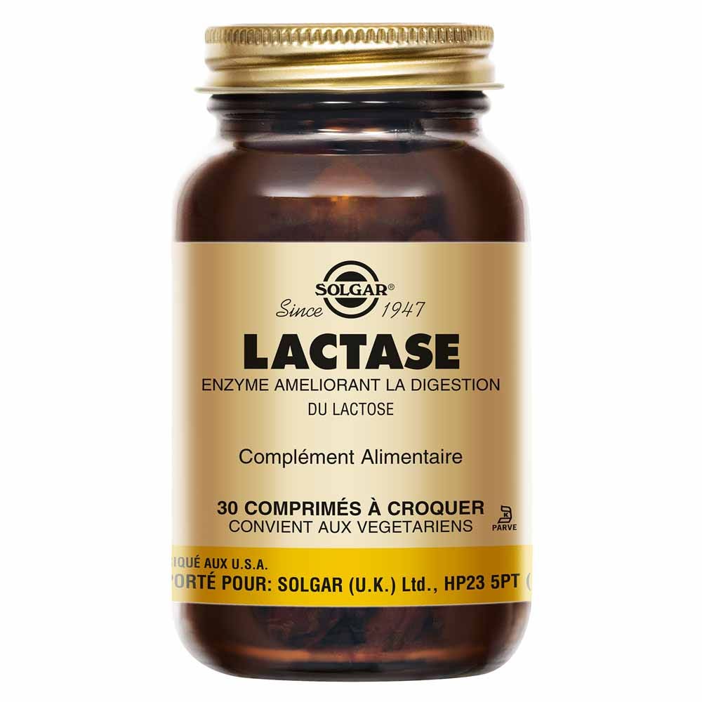 Solgar Lactase Digestion lactose detox 30 chewable tablets