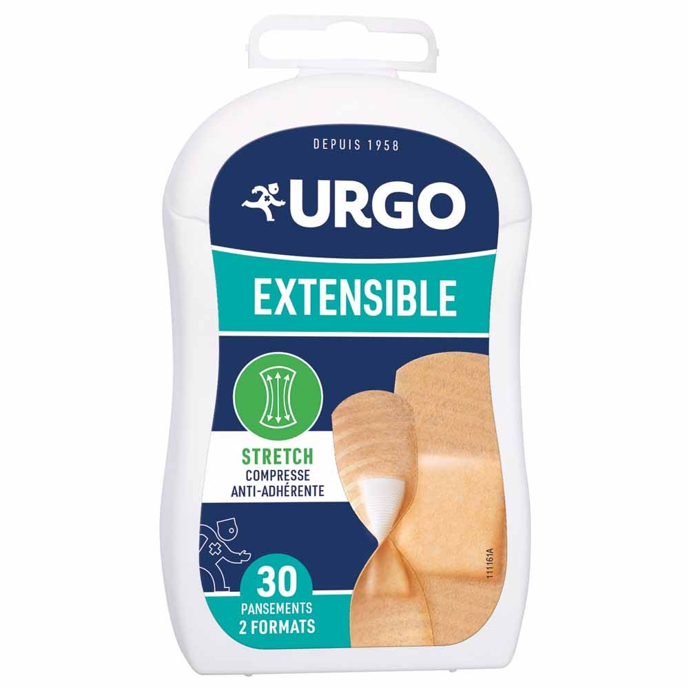 Urgo First Aid Stretch Plasters with Anti-Adhesion Pad X30