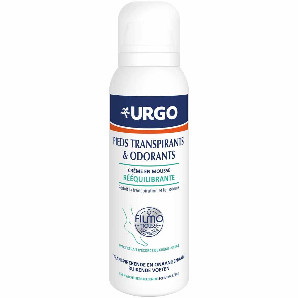Urgo Balancing Foam Cream for Sweaty and Odorous Feet 125ml