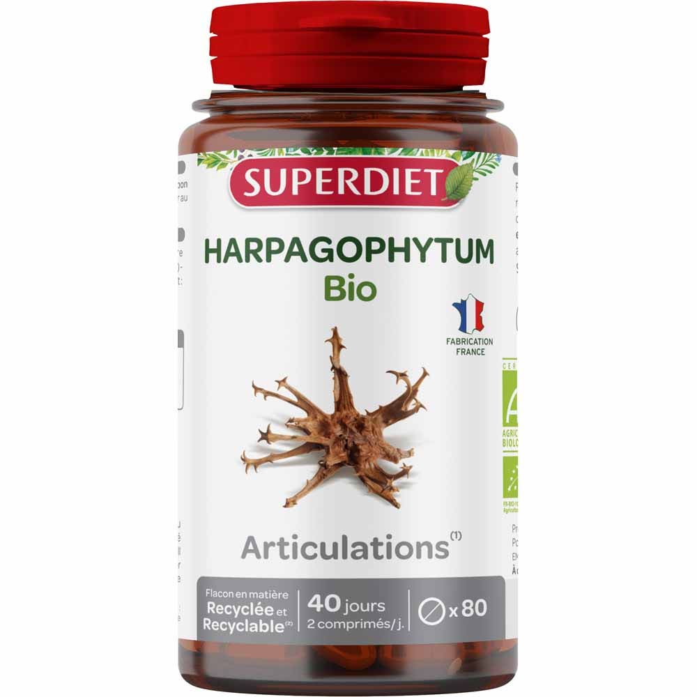 Superdiet Organic Devil's Claw joint support 80 tablets