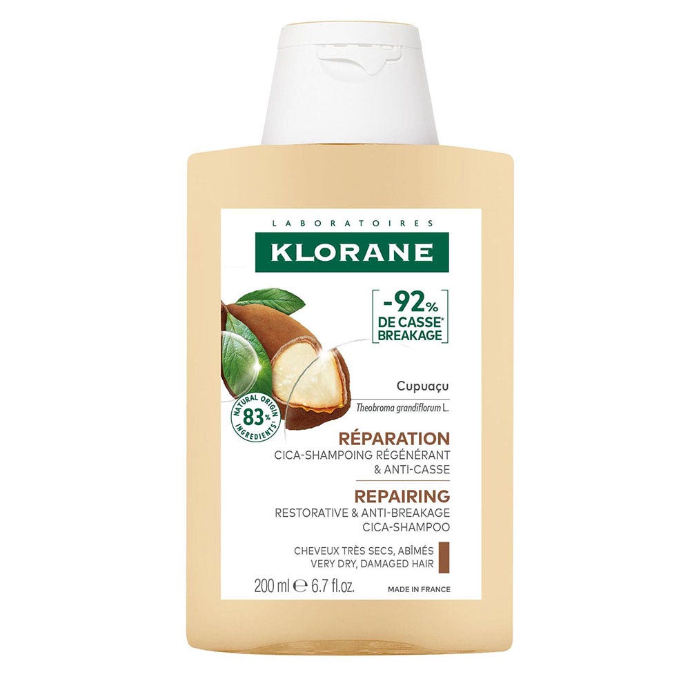Klorane Cupuacu Repair shampoo organic for extremely dry hair 200 ml