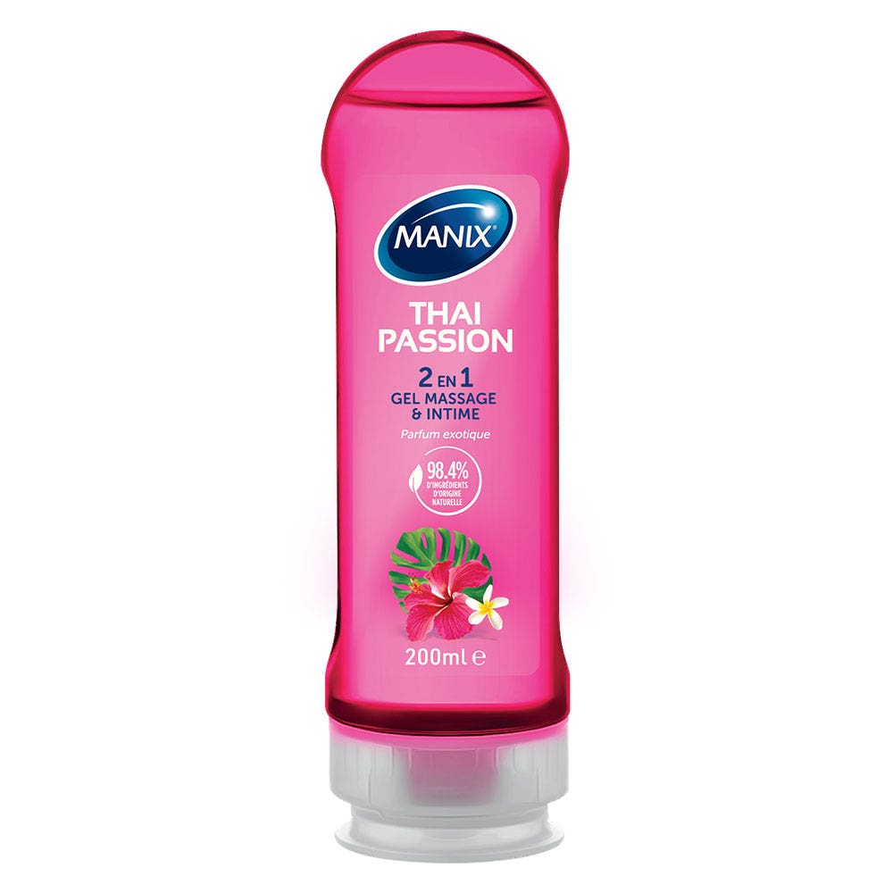 Manix THAI PASSION Gel de massage 2en1 parfum exotique 200ml