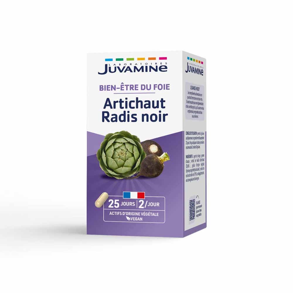 Juvamine Liver Well-Being Artichoke and black radish 50 capsules