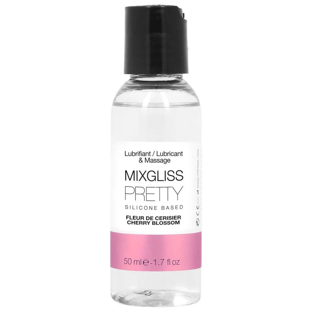 Mixgliss Pretty lubricant and massage with cherry blossom fragrance silicone-based 50 ml