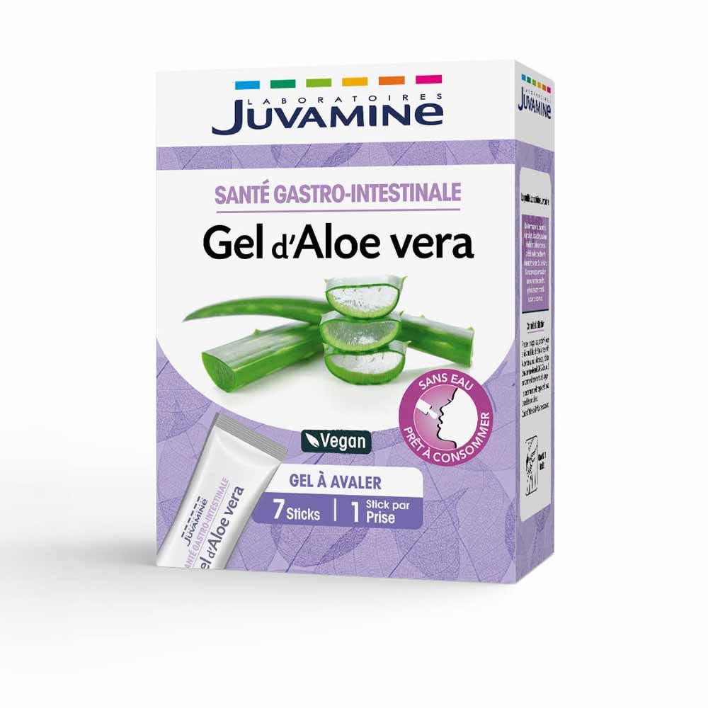 Juvamine Gastro-Intestinal Well-Being Aloe Vera Gel 7 Sticks To Swallow