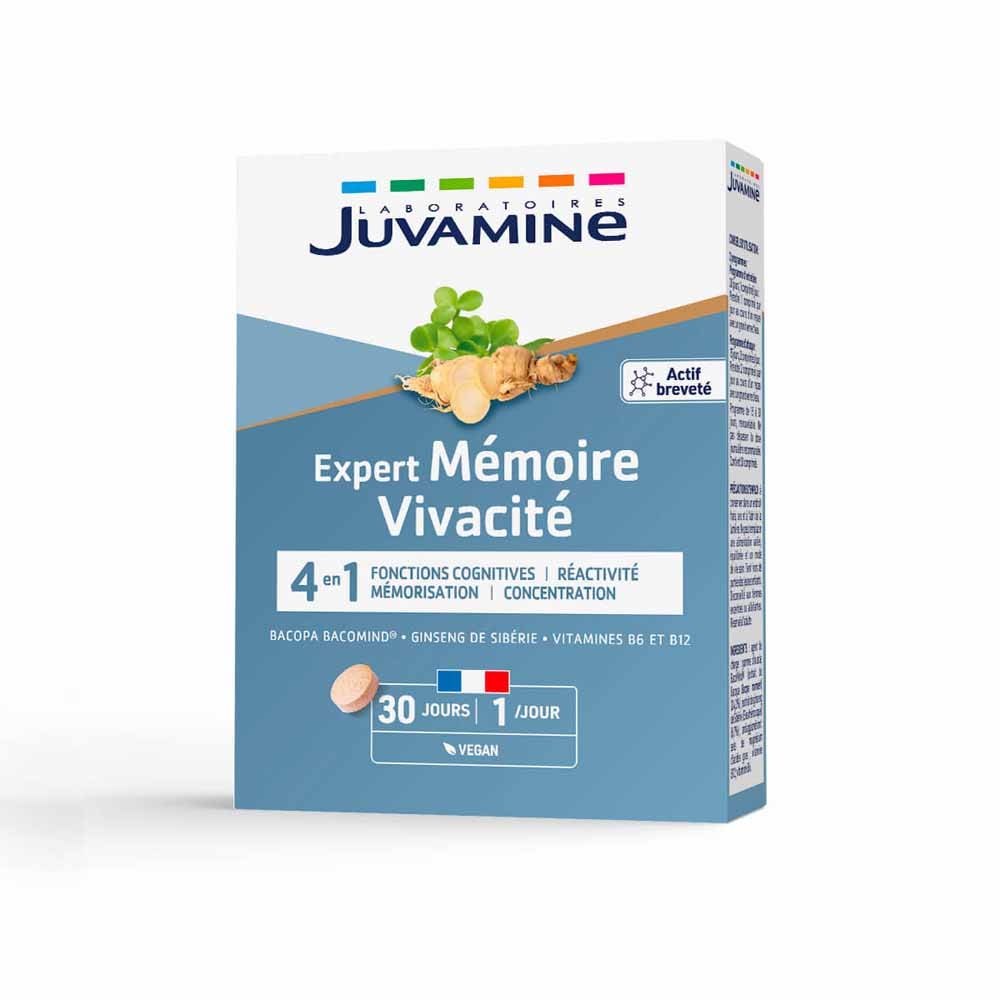 Juvamine Vivacité Memory Expert 30 capsules