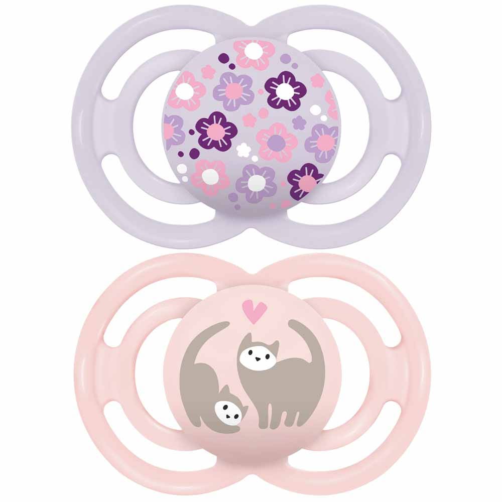 Mam Perfect Pets Symmetric Pacifiers 18 Months Plus x2
