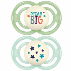 Dodie Anatomical Soothers The Little Prince Earth 18 months and Plus x2 Dodie Anatomical Soothers The Little Prince Earth 18 months and Plus x2