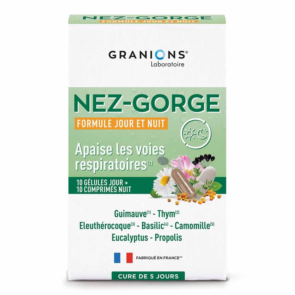 Granions Nose and throat 10 capsules + 10 tablets