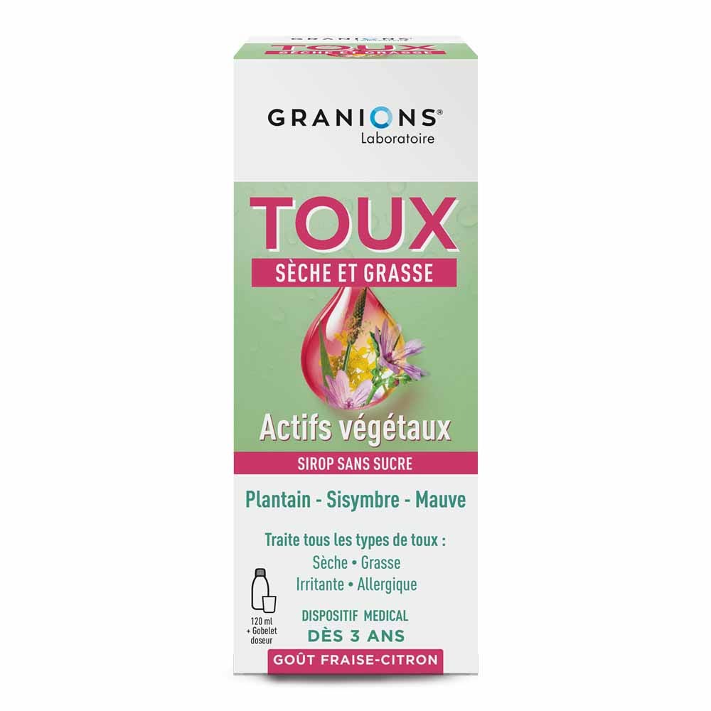 Granions Dry and chesty cough 120 ml + measuring cup