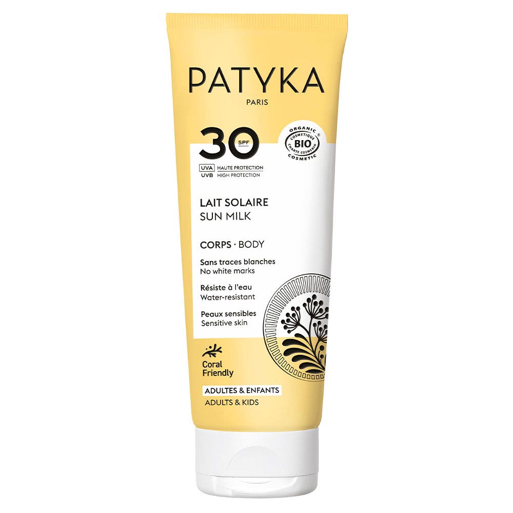 Patyka Sunscreens Organic SPF30 sun milk 100 ml