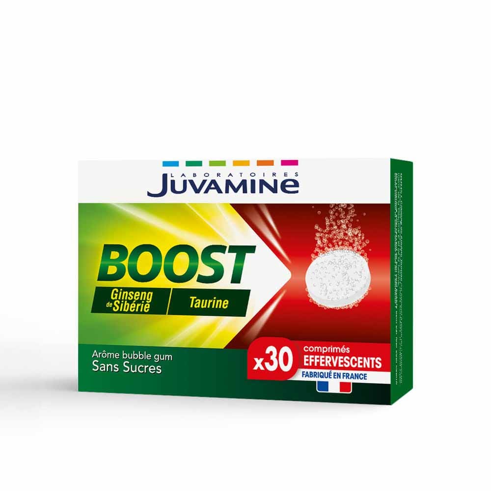 Juvamine Ginseng and taurine boost 30 Effervescent tablets