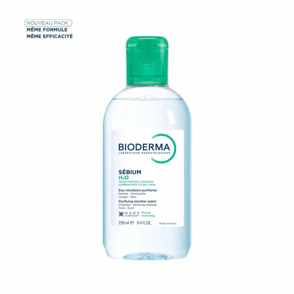 Bioderma Sebium H20 Micellar Solution H2O Peaux grasses 250ml