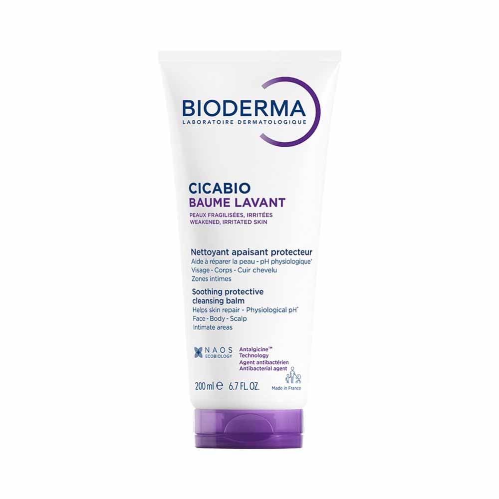 Bioderma Cicabio Balm Soothing Protective Cleanser for Fragile and Irritated Skin 200ml