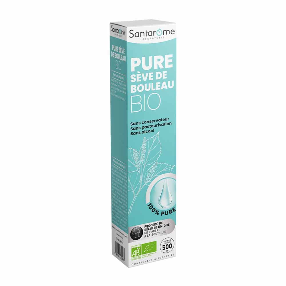 Santarome Organic Pure Sap Birch Bio Détoxifie & Reminéralise 500 ml