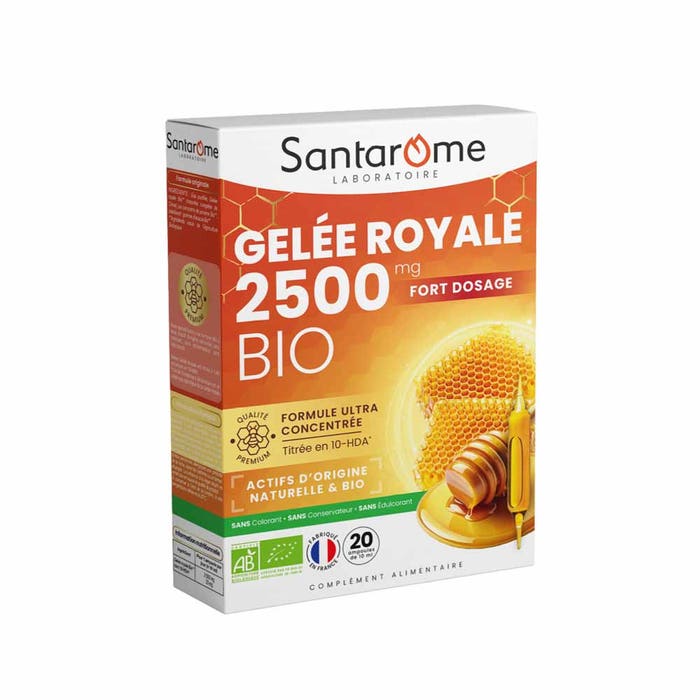 Santarome Royal Jelly 2500 MG Bioes 20 Ampulas Easypara santarome-royal-jelly-2500-mg-bioes-20-ampulas-easypara
