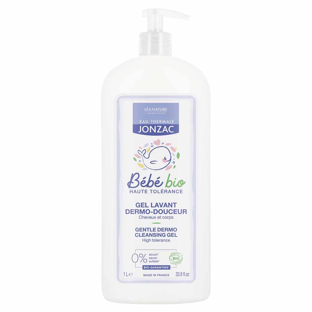 Eau thermale Jonzac Baby Gentle organic cleansing gel for baby hair and body 1l