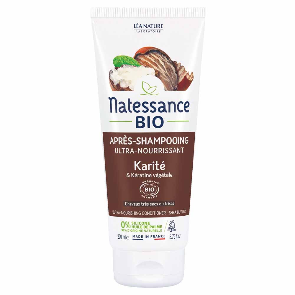 Natessance Capillary Ultra-nourishing after-shampoo with organic plant-based keratin 200 ml