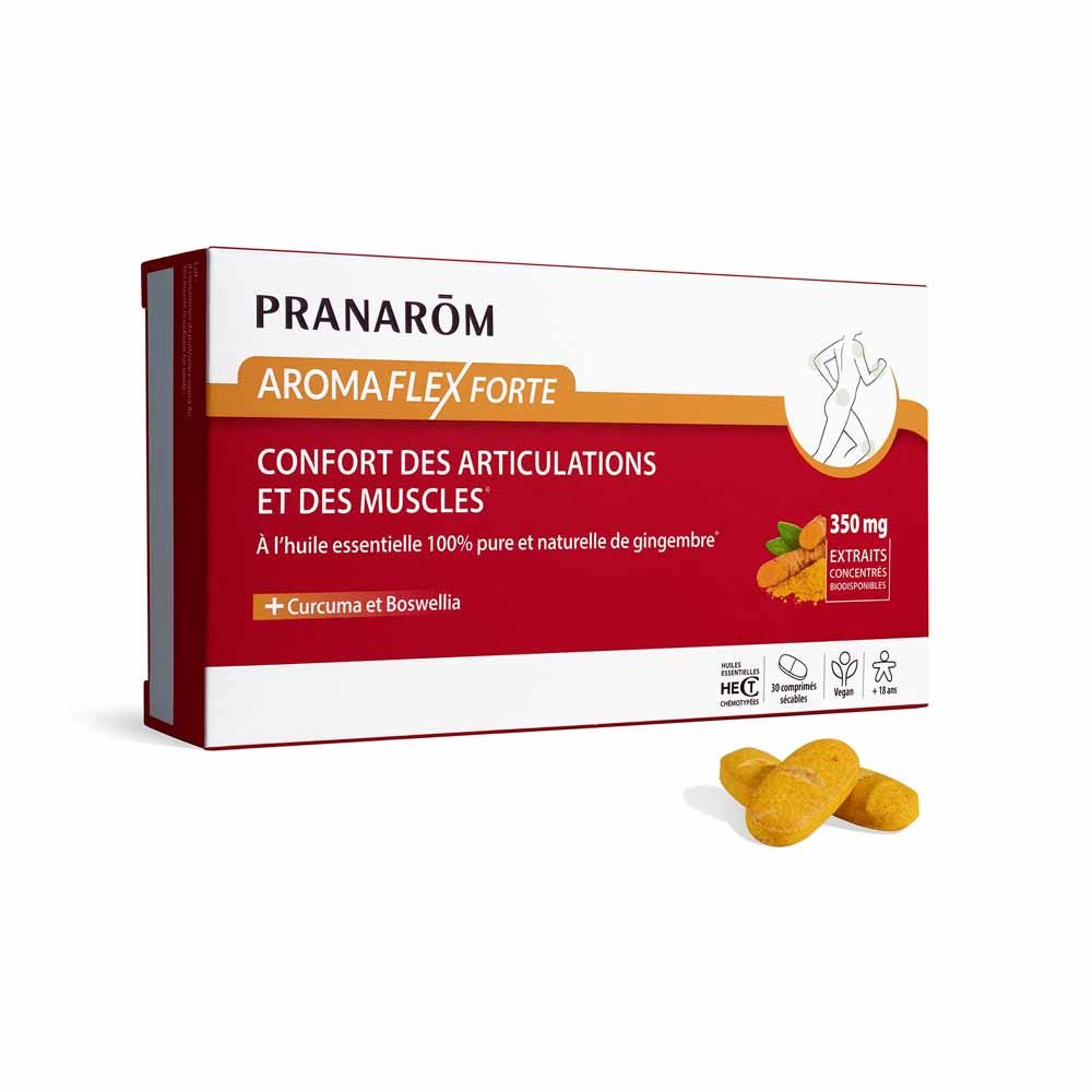 Pranarôm Aromaflex Comfort for Joints & Muscles Strong 30 Breakable Tablets