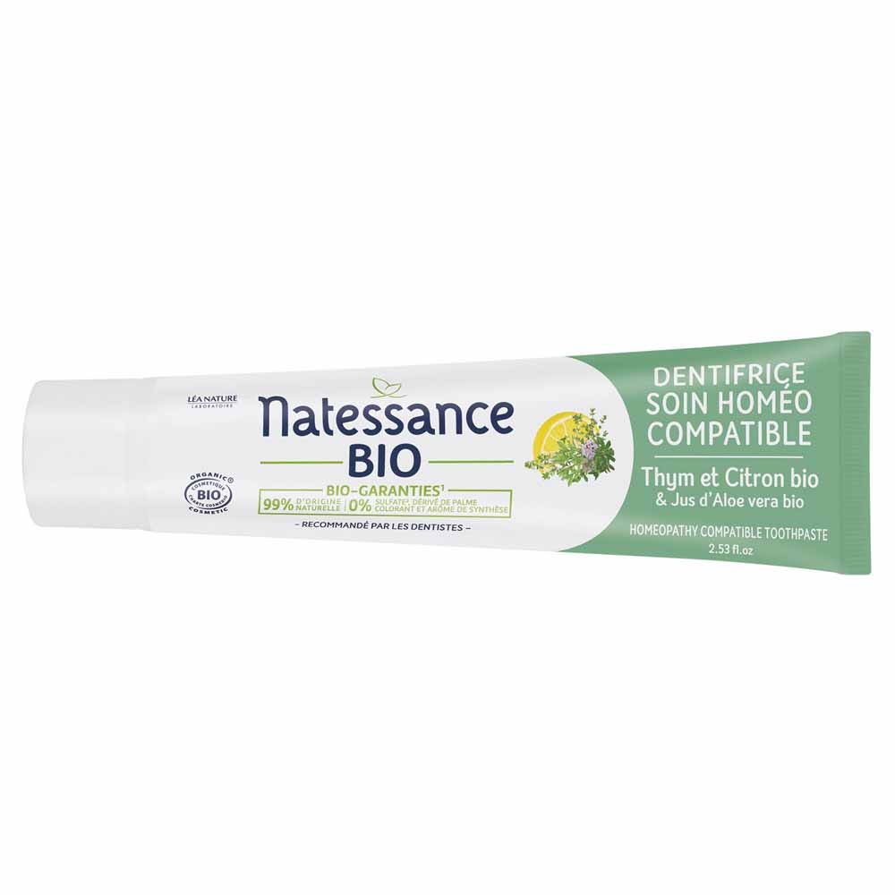 Natessance Homeopathic-compatible care toothpaste 75 ml