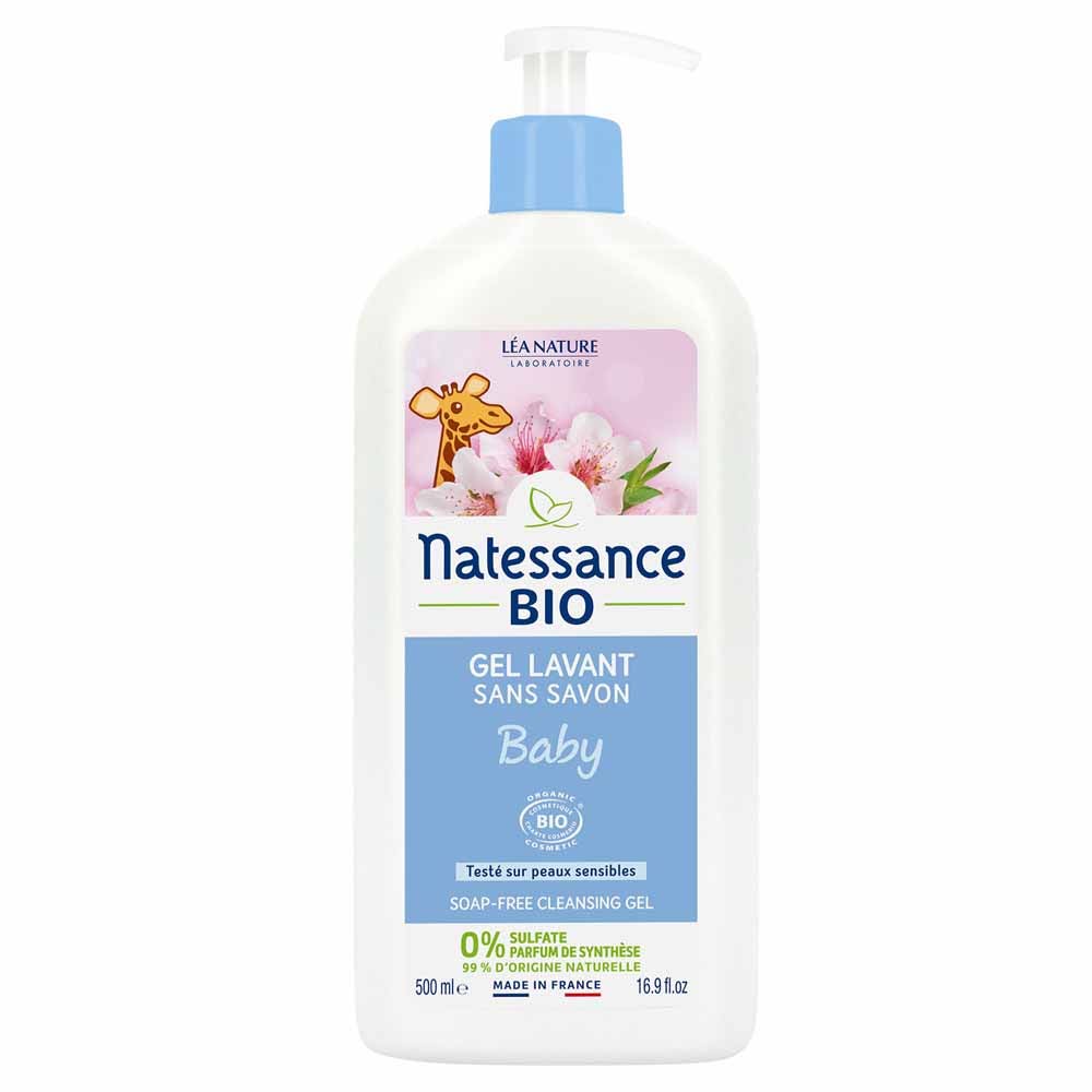 Natessance Baby Soap-free cleansing gel 500 ml